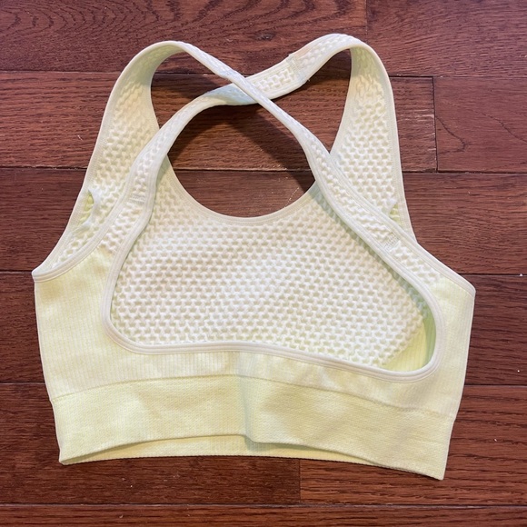 SOLD!!! Lime green open back sports bra - Picture 2 of 2